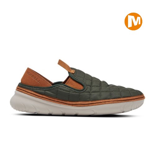 Merrell Hut Moc Freizeitschuhe Damen DunkelOlivgrün [DE-LNQFK]